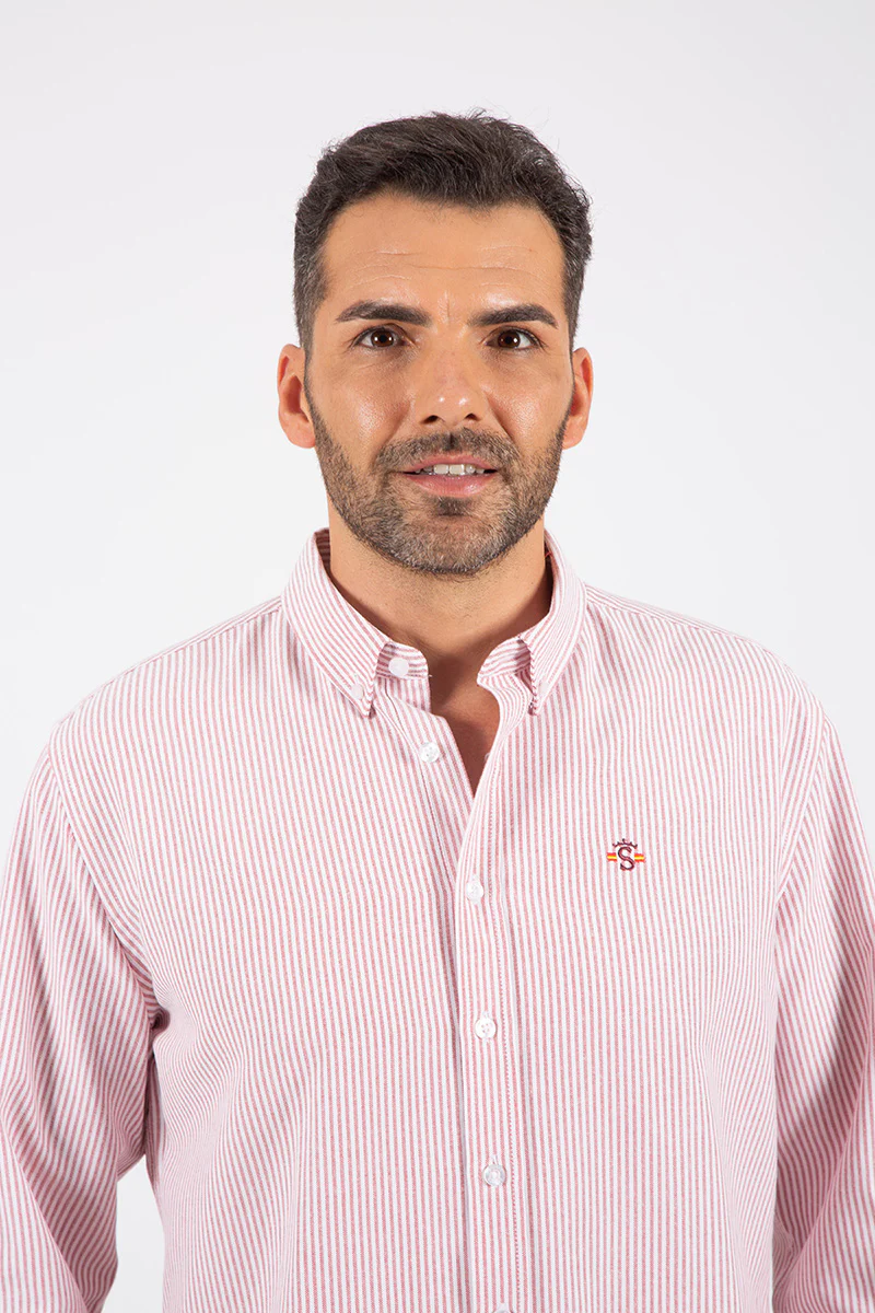 Camisa Oxford Granate - Image 3