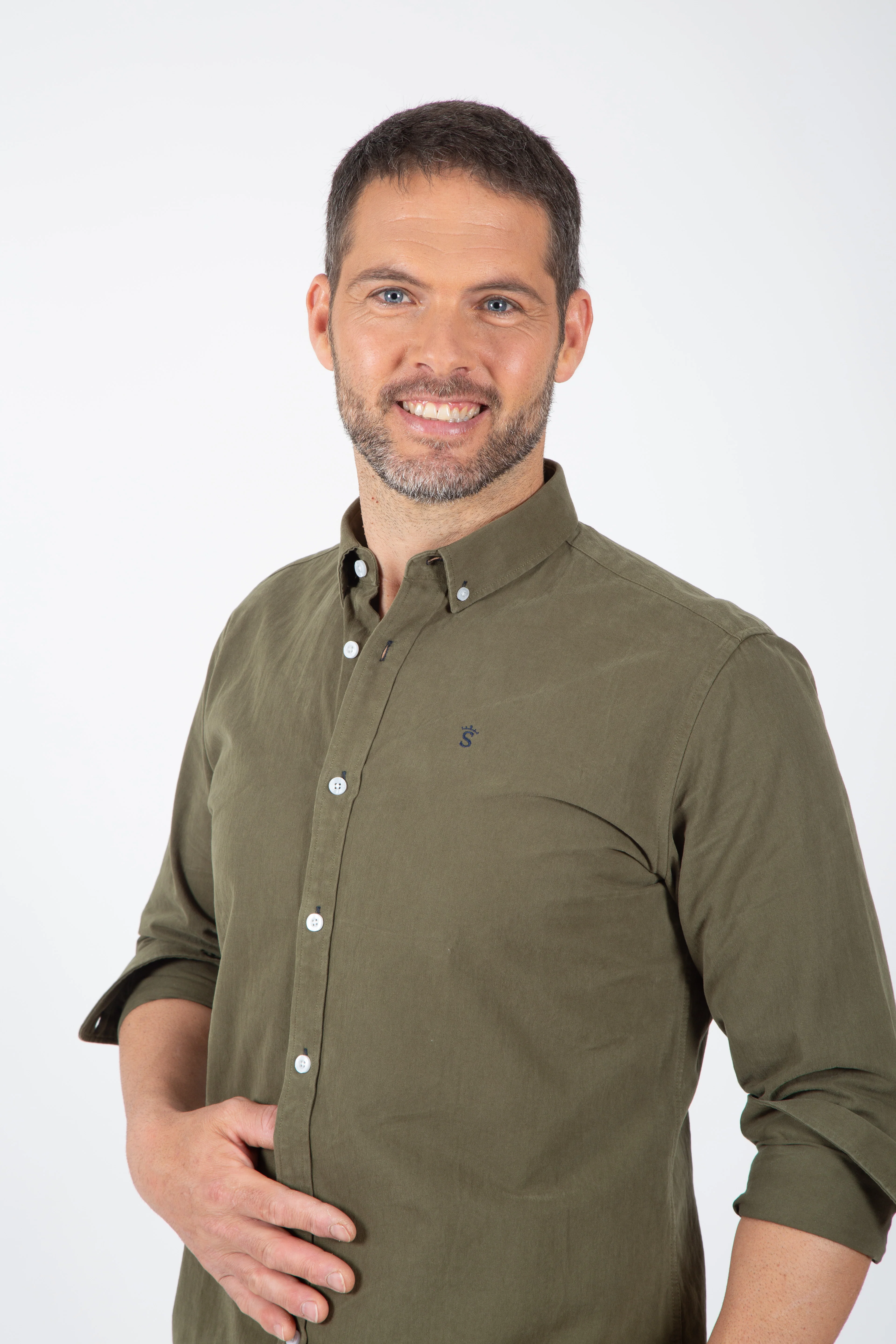 Camisa verde kaki