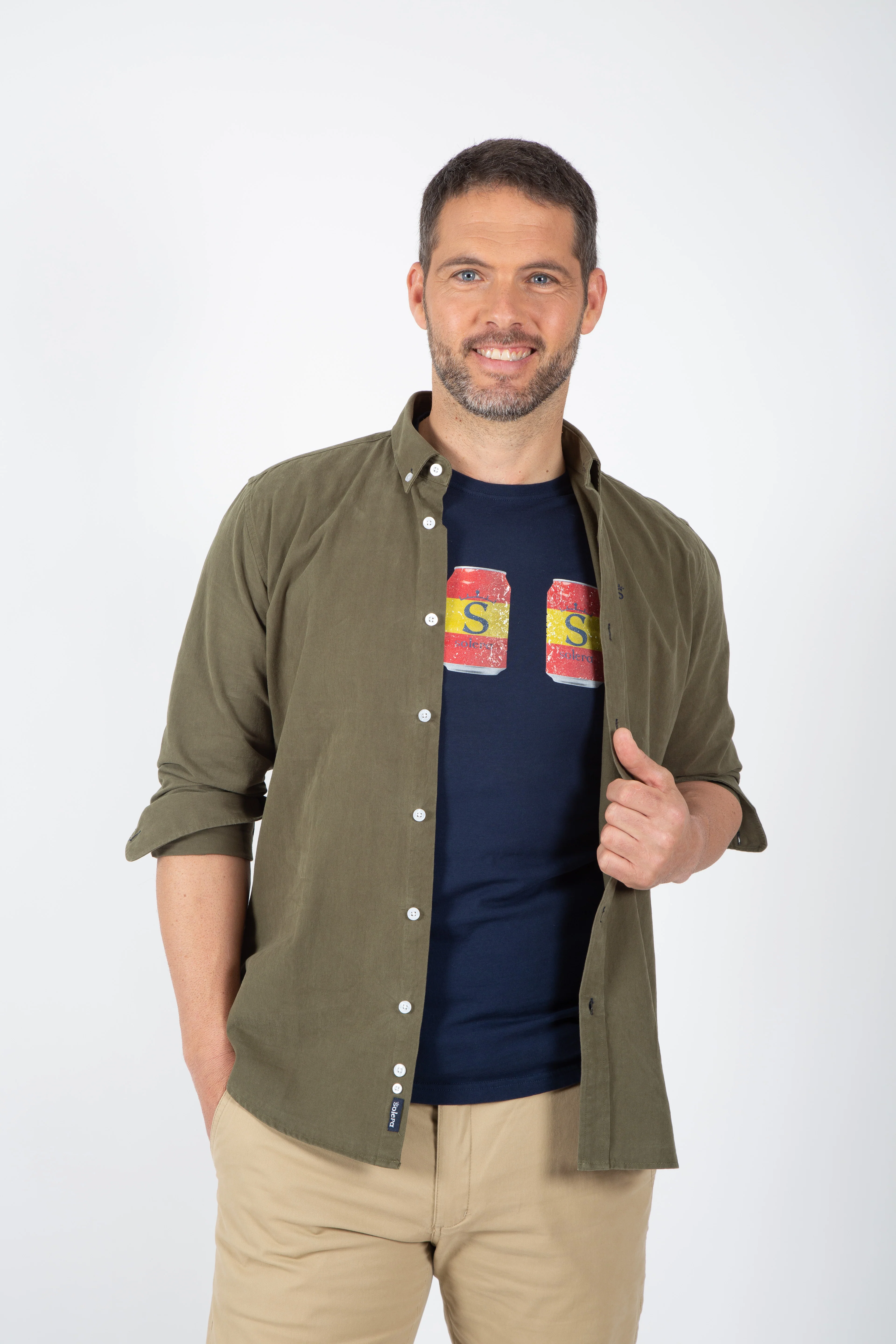 Camisa verde kaki - Image 6
