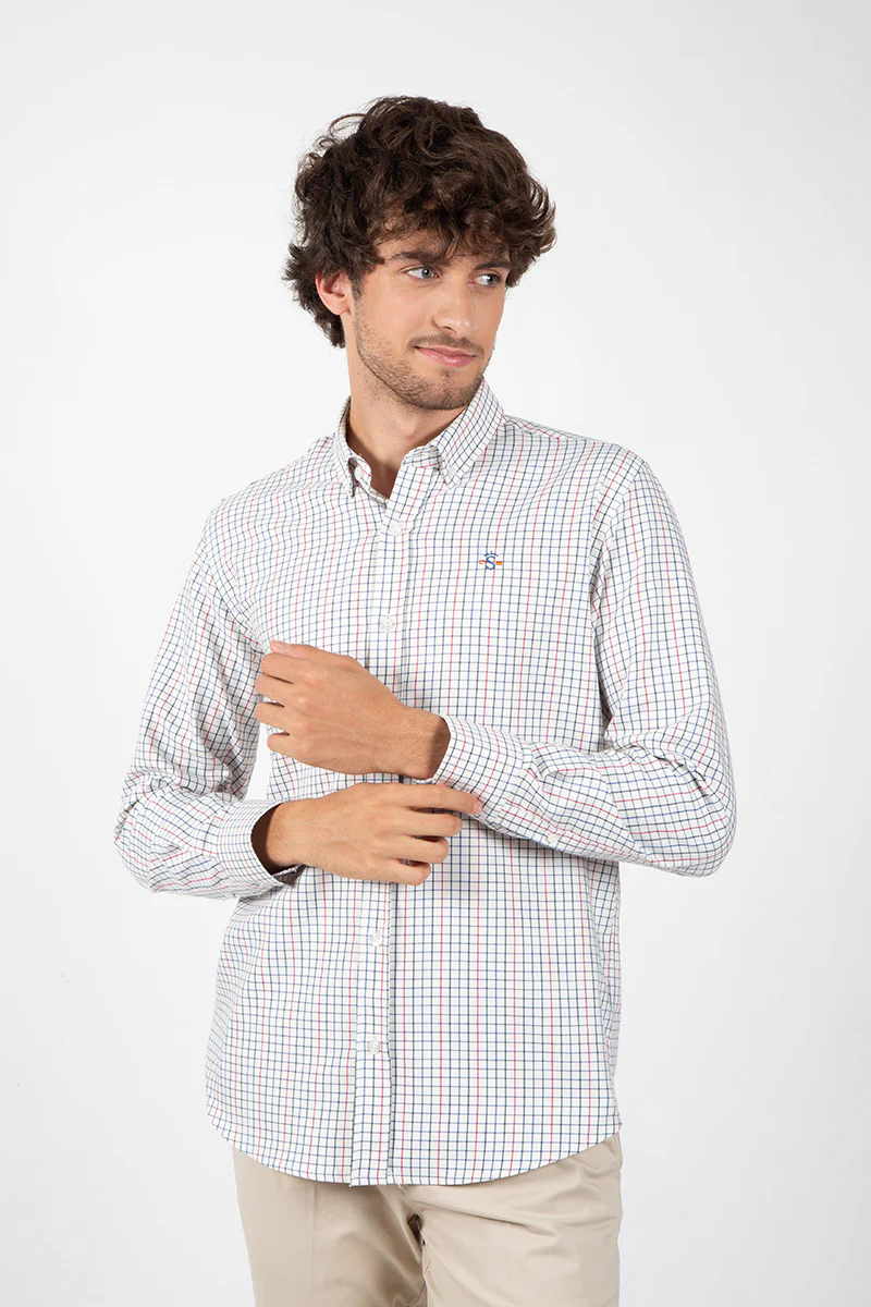 Camisa Cuadros Azul, Verde y Rojo - Image 2
