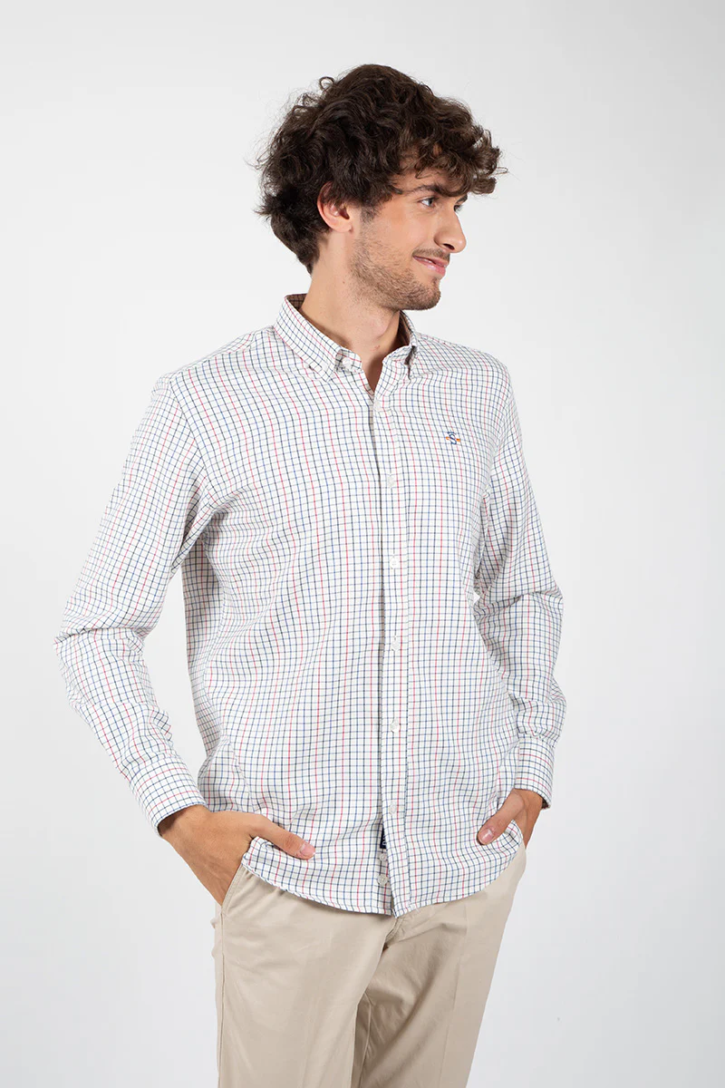 Camisa Cuadros Azul, Verde y Rojo - Image 4