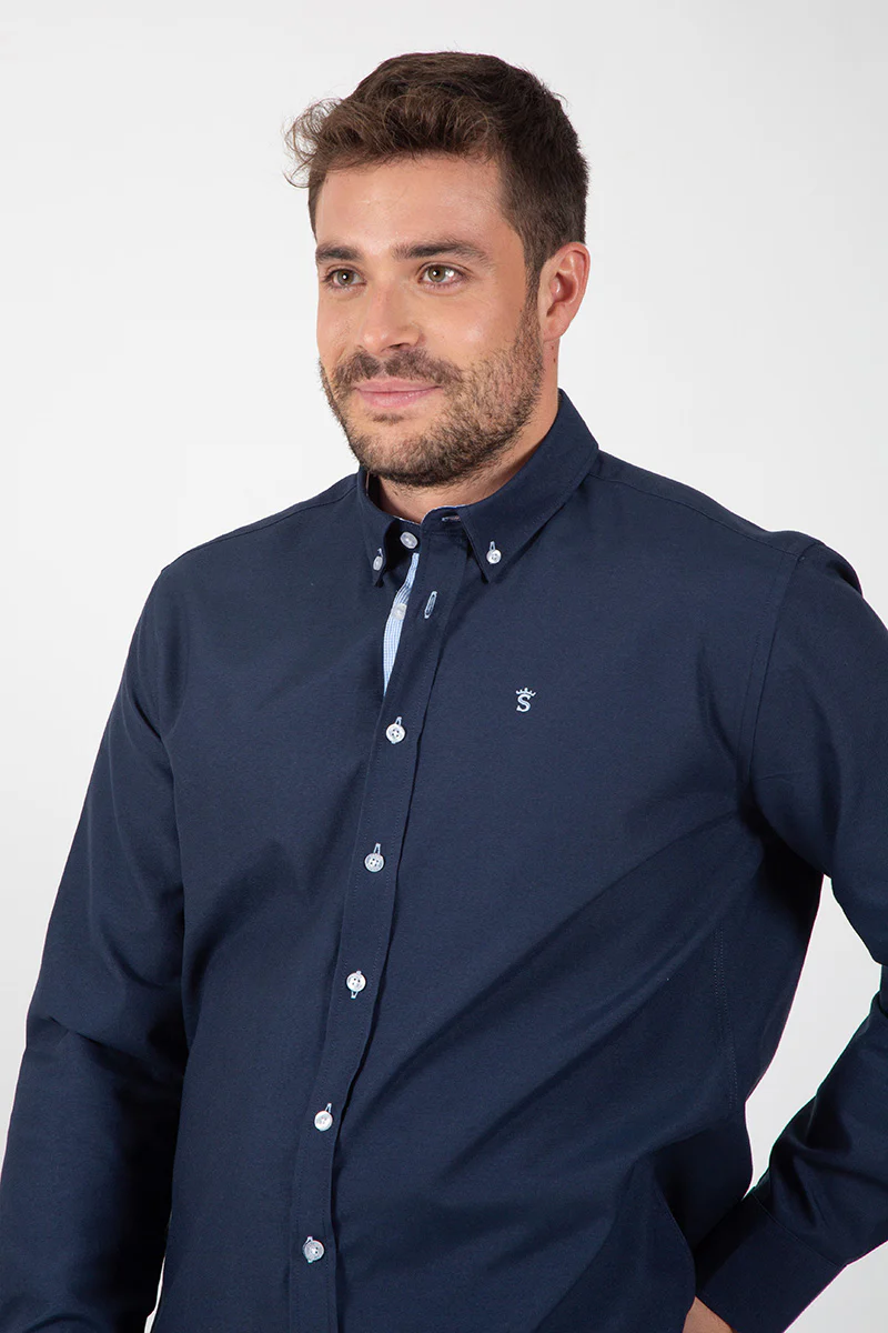 Camisa oxford Marino - Image 4
