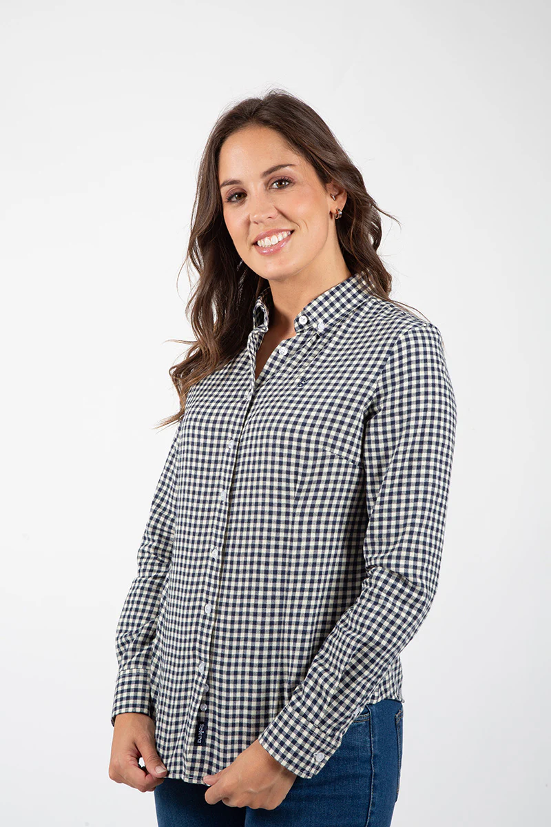 Camisa Cuadros Marino