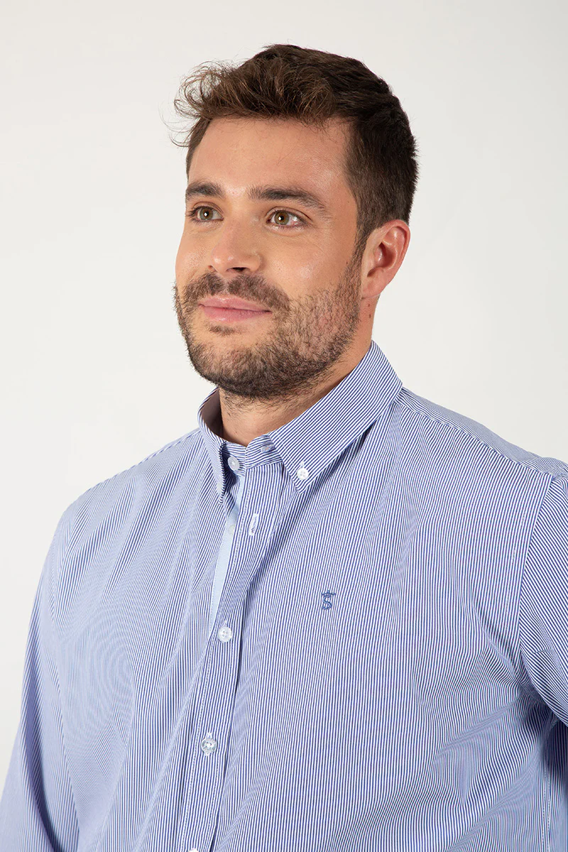 Camisa Rayas Marino - Image 2