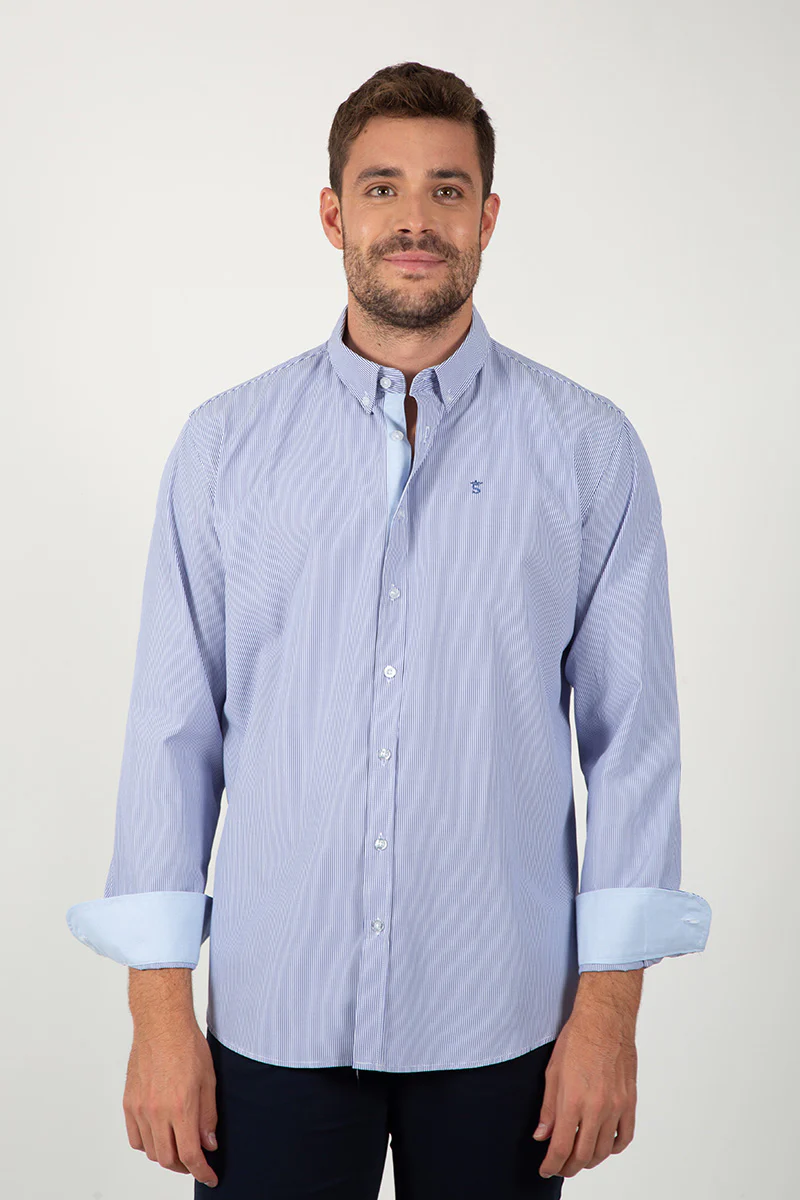 Camisa Rayas Marino - Image 5