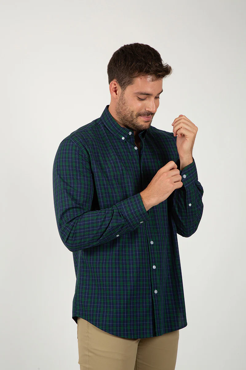 Camisa Marino y Verde - Image 3