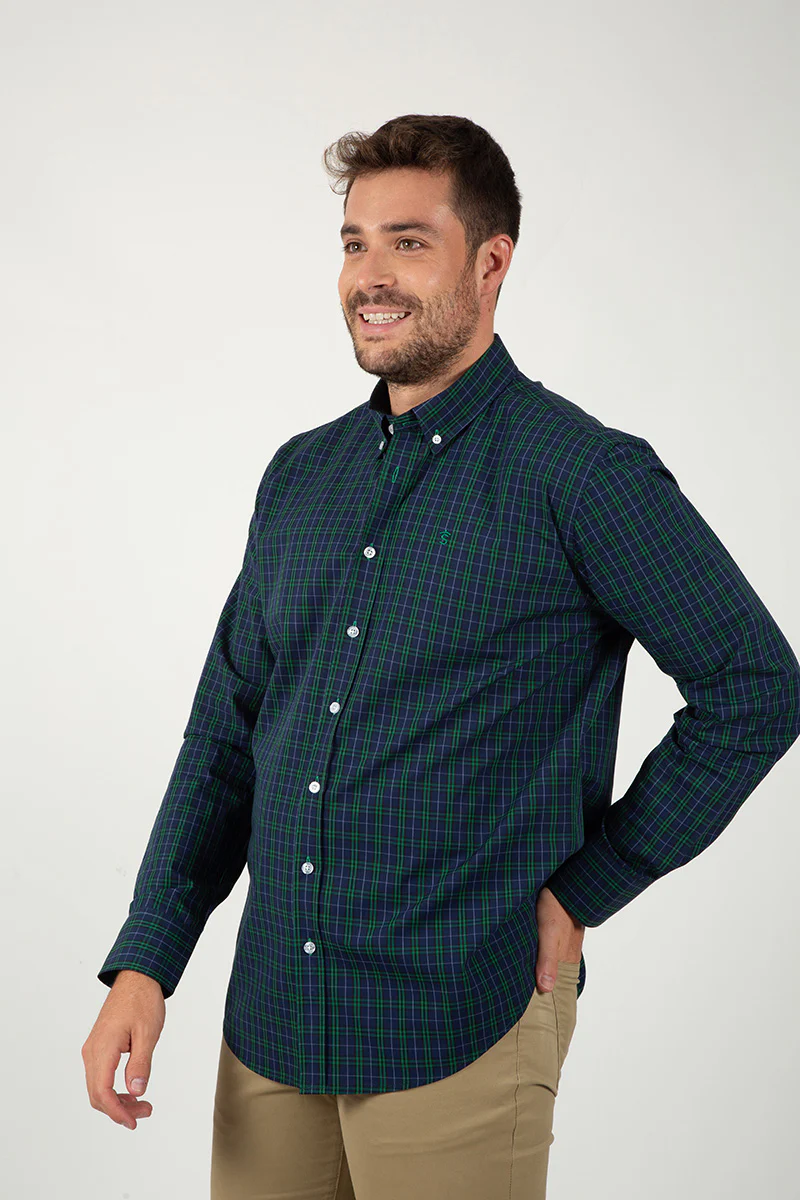 Camisa Marino y Verde - Image 4