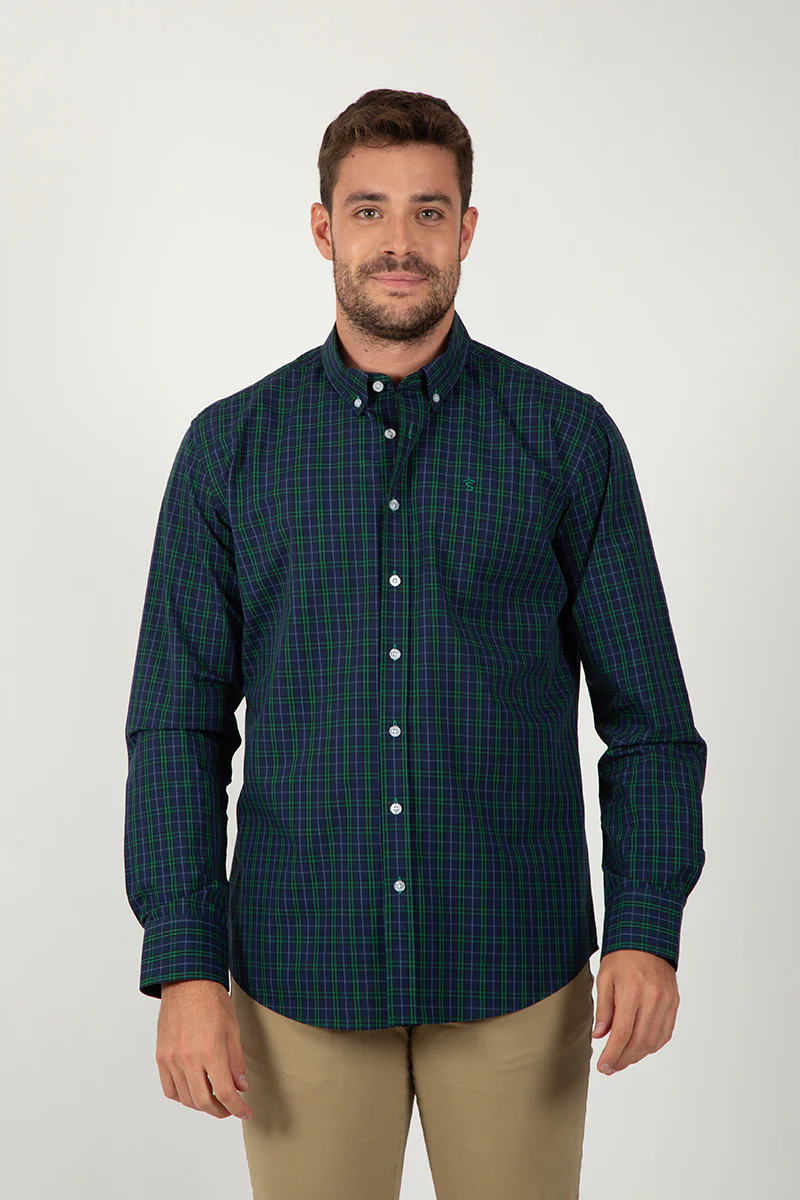 Camisa Marino y Verde - Image 5
