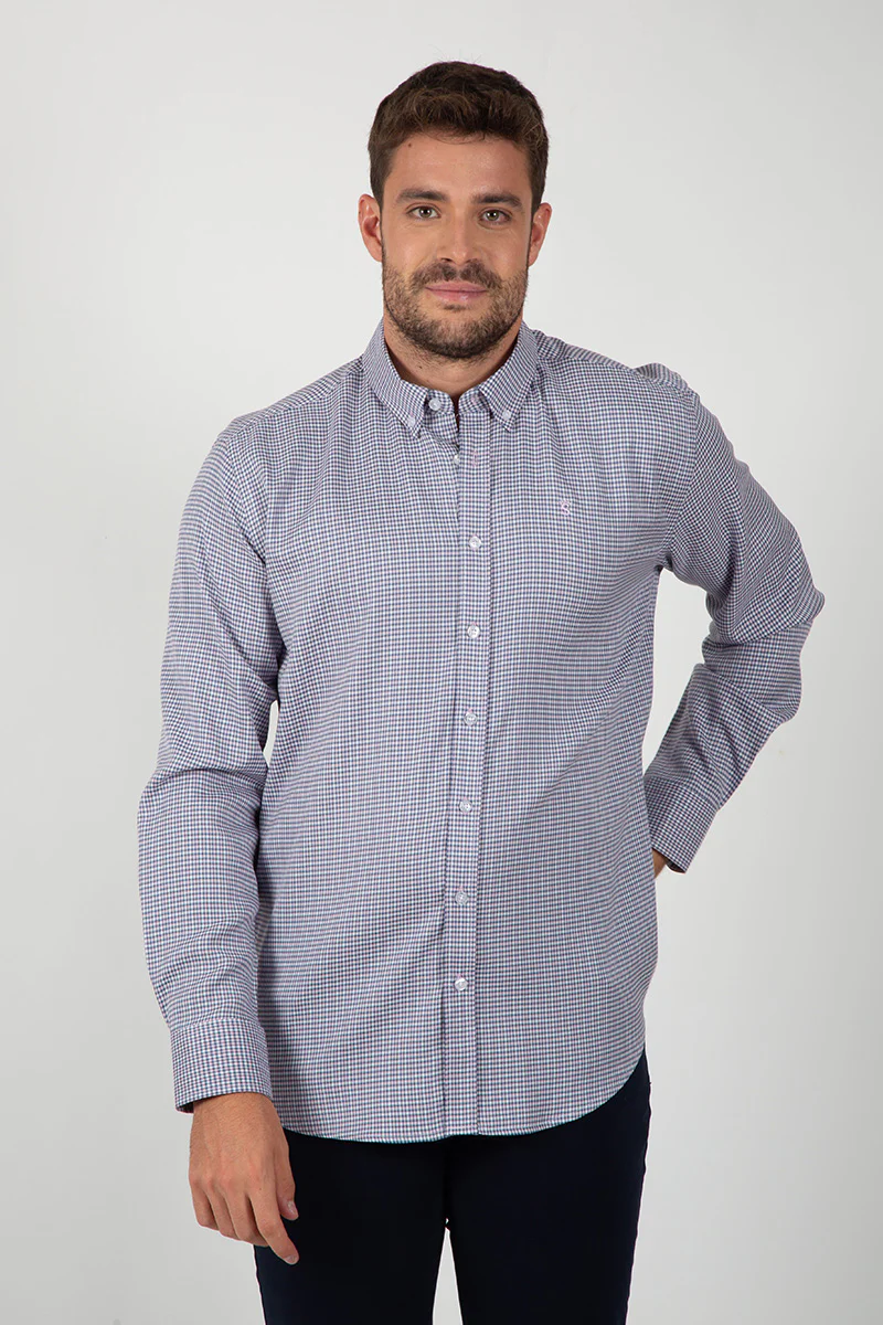 Camisa Mini Cuadro Marino - Image 5