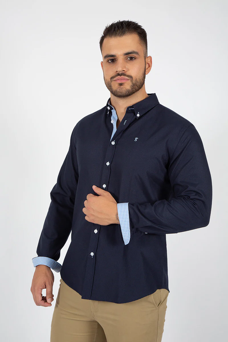 Camisa oxford Marino - Image 2
