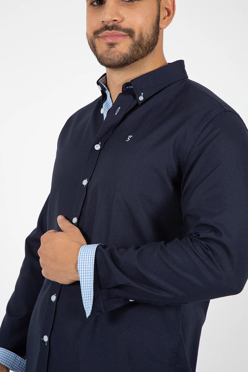 Camisa oxford Marino - Image 3