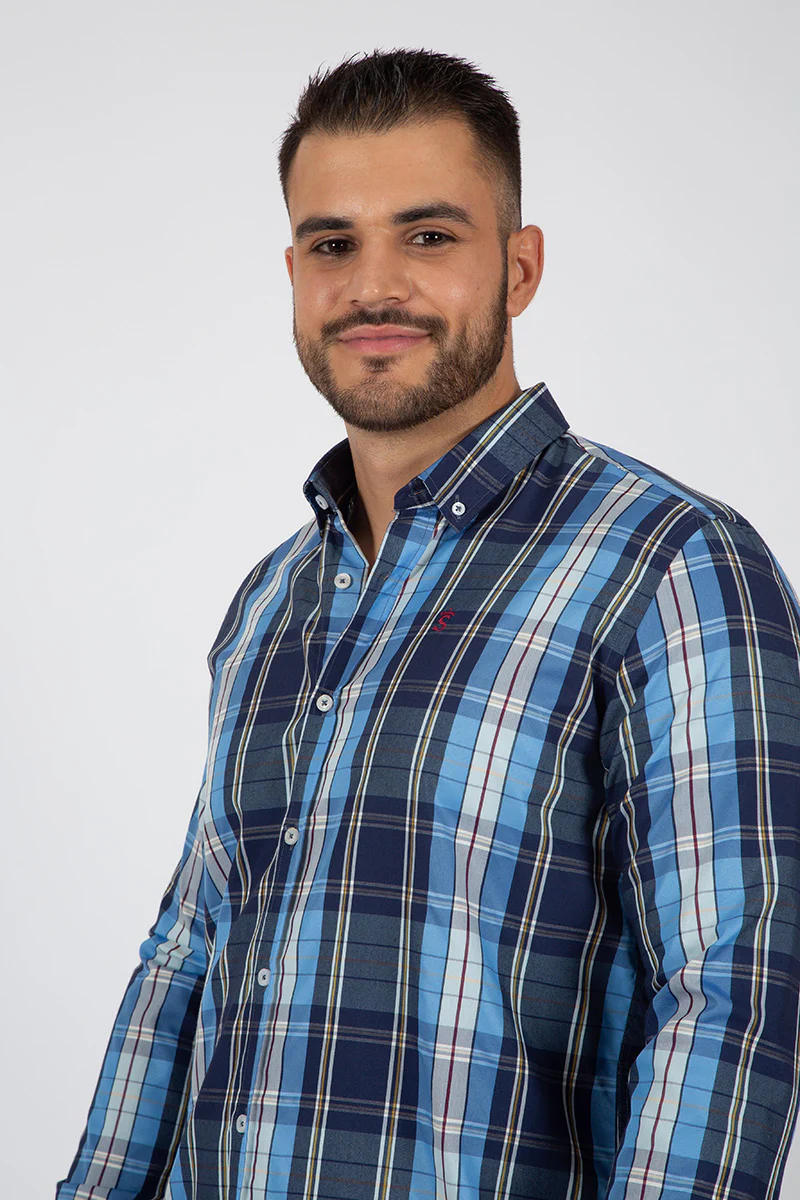Camisa cuadro marino - Image 2