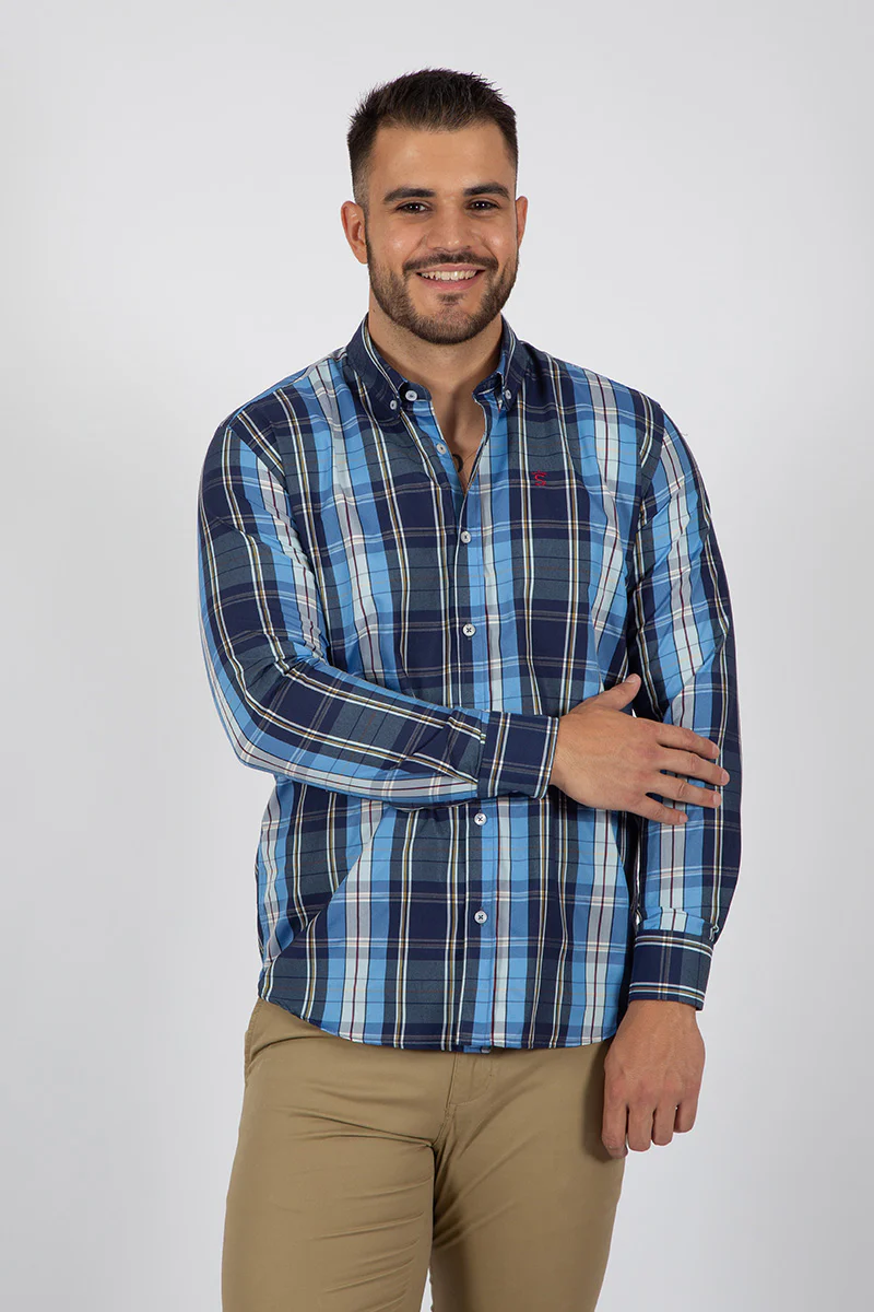 Camisa cuadro marino - Image 3