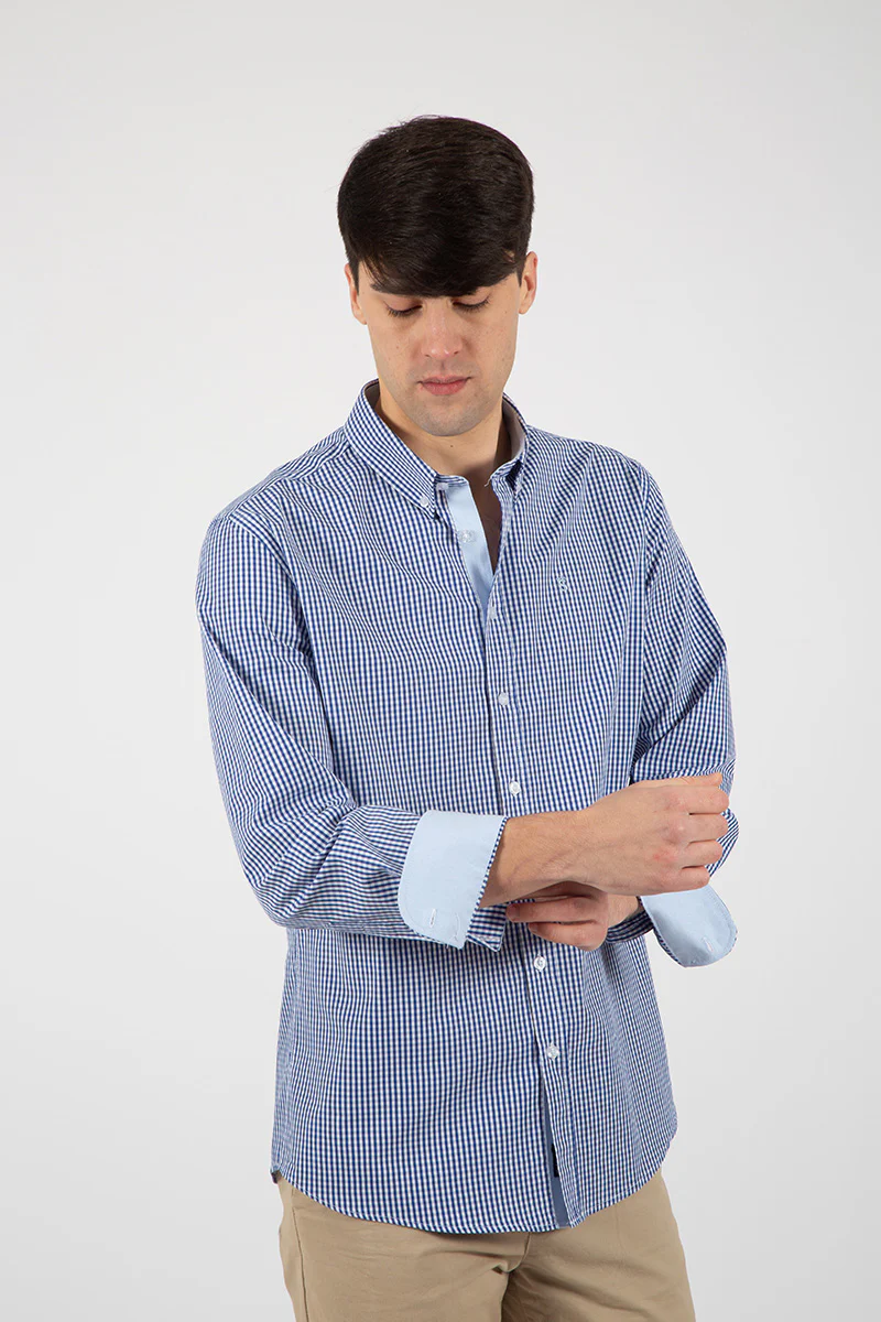 Camisa cuadro Marino - Image 4