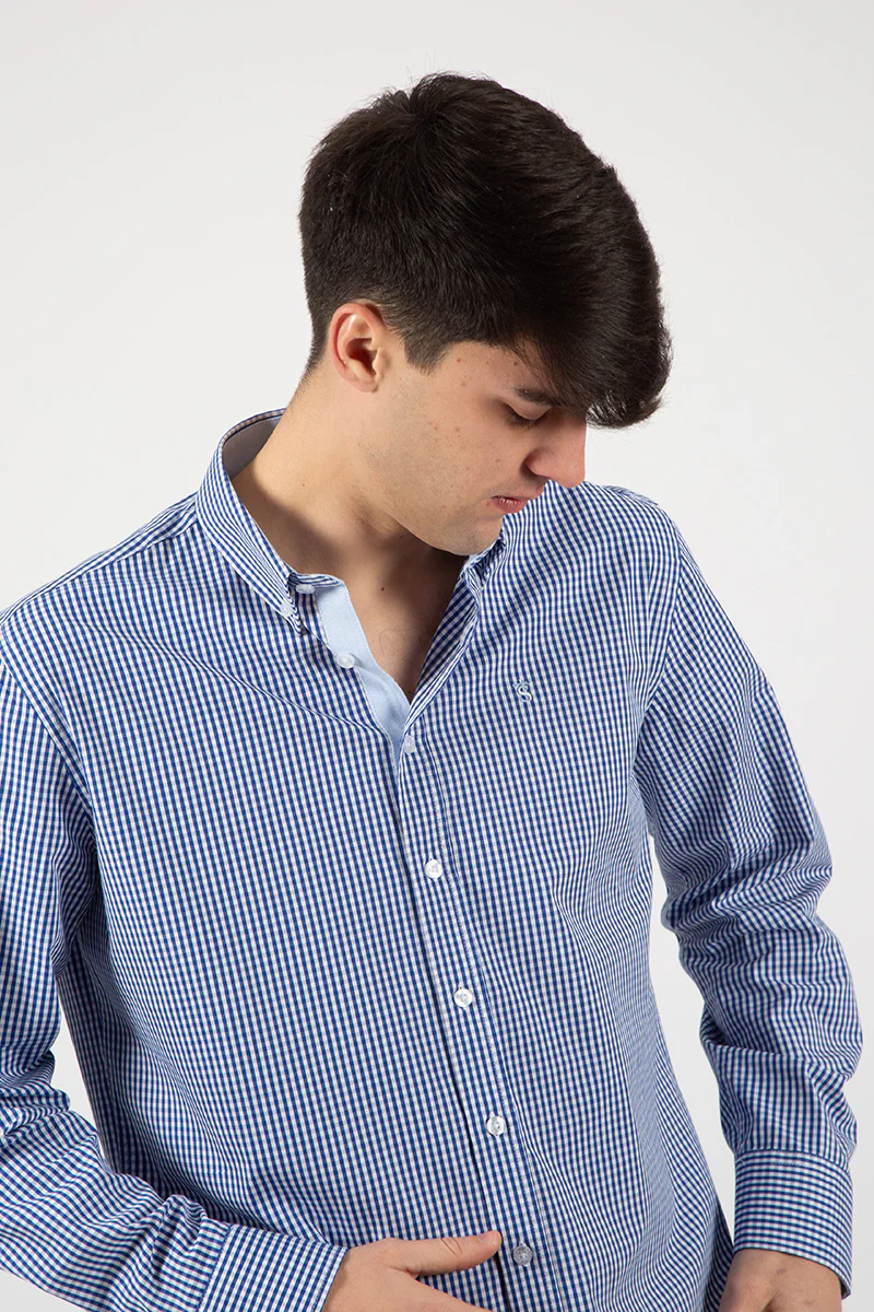 Camisa cuadro Marino - Image 5