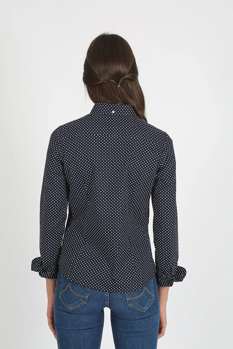 Camisa Lunares Marino - Image 4