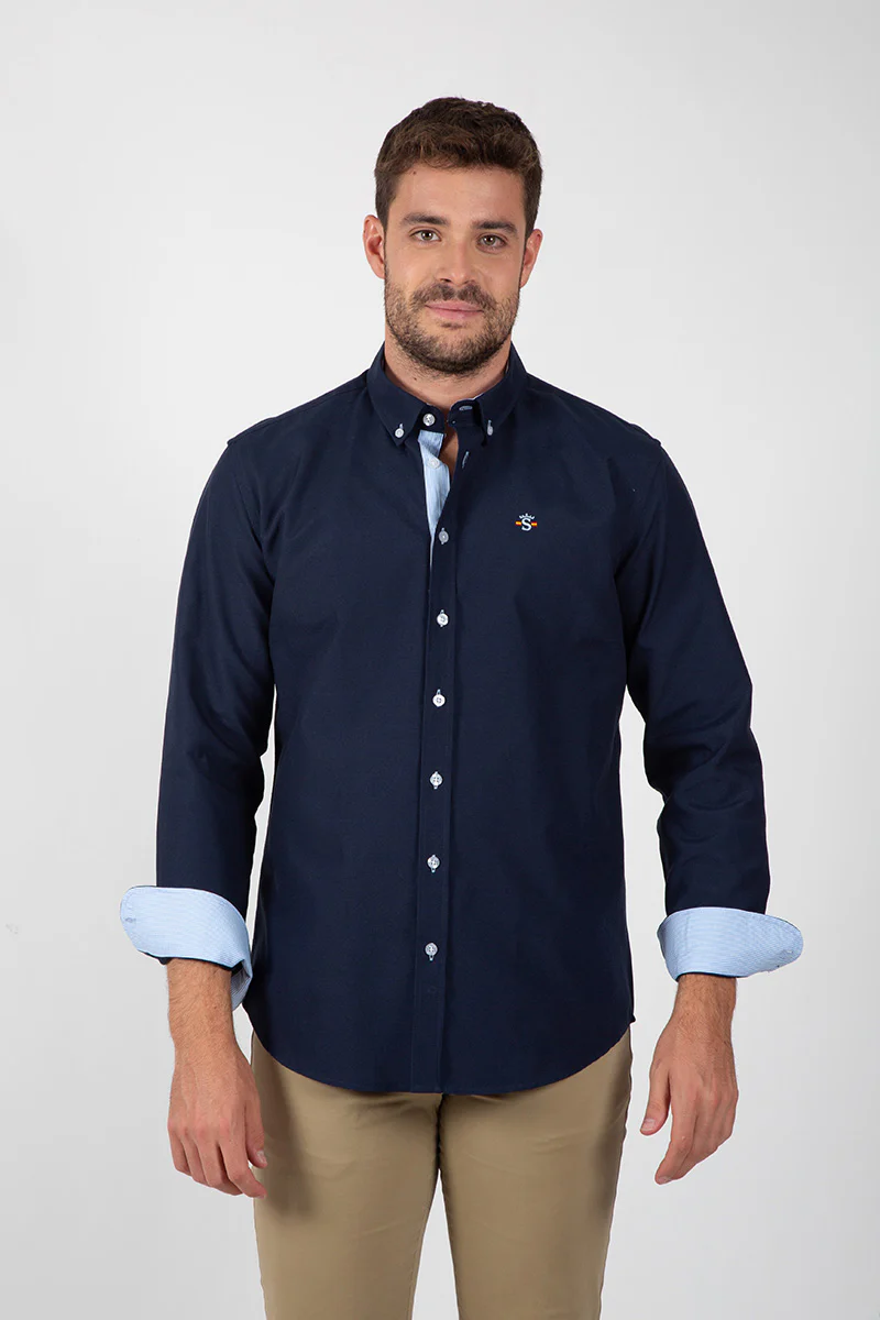 Camisa oxford Marino