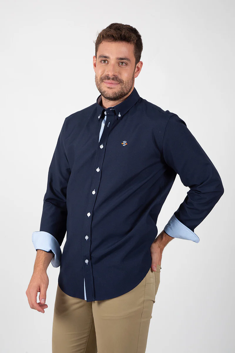 Camisa oxford Marino - Image 5