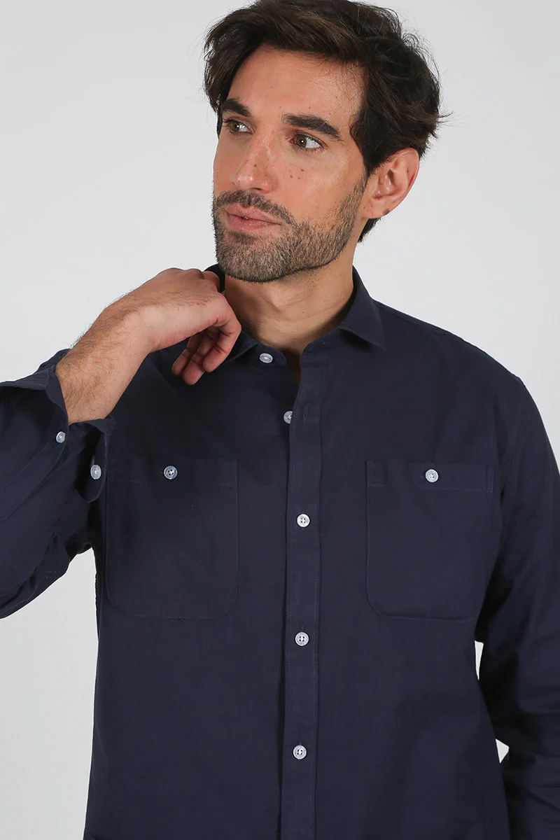 Camisa limo Marino