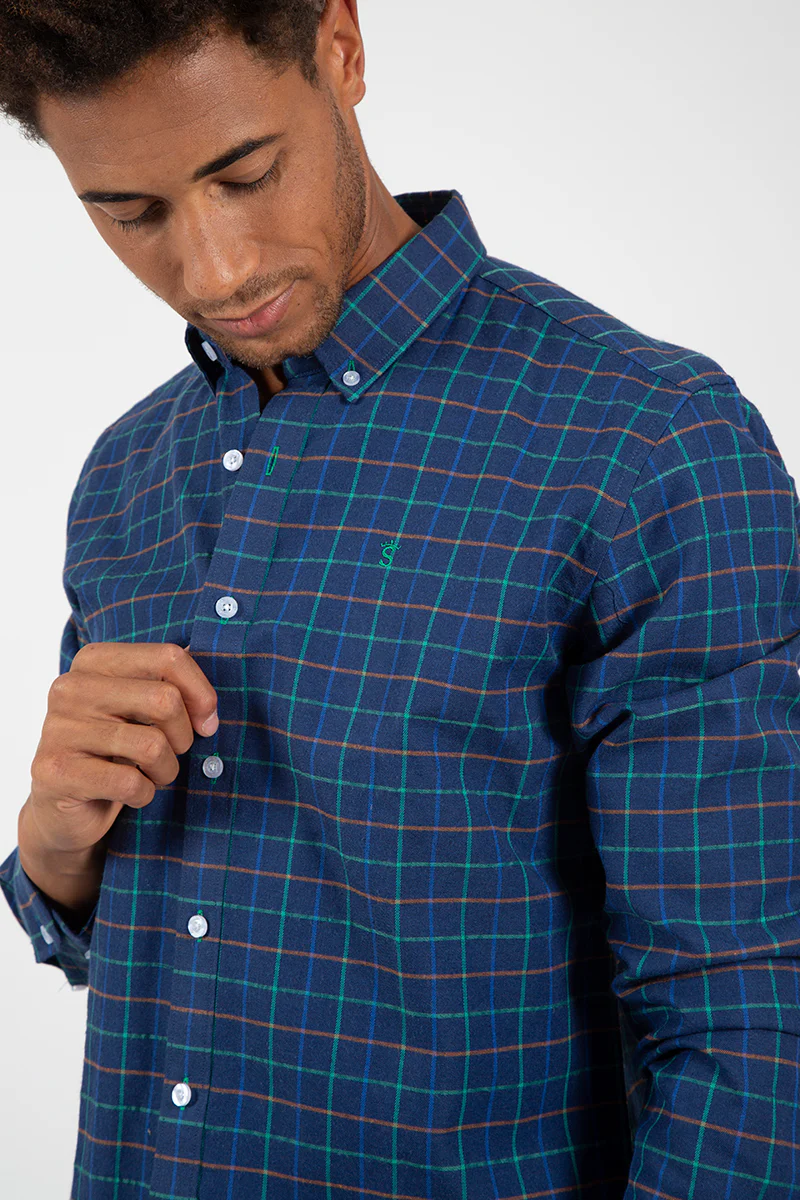 Camisa cuadros marino Multicolor - Image 4