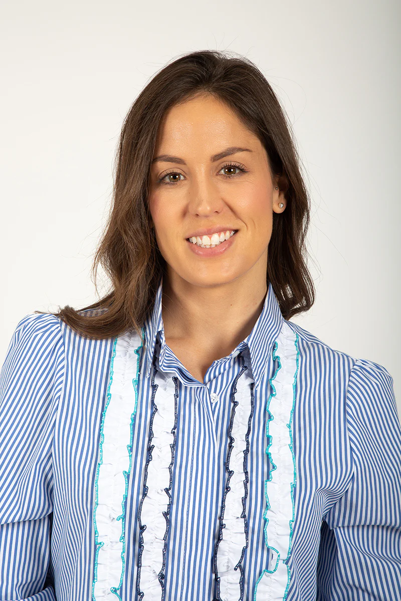 Camisa raya azul. - Image 5