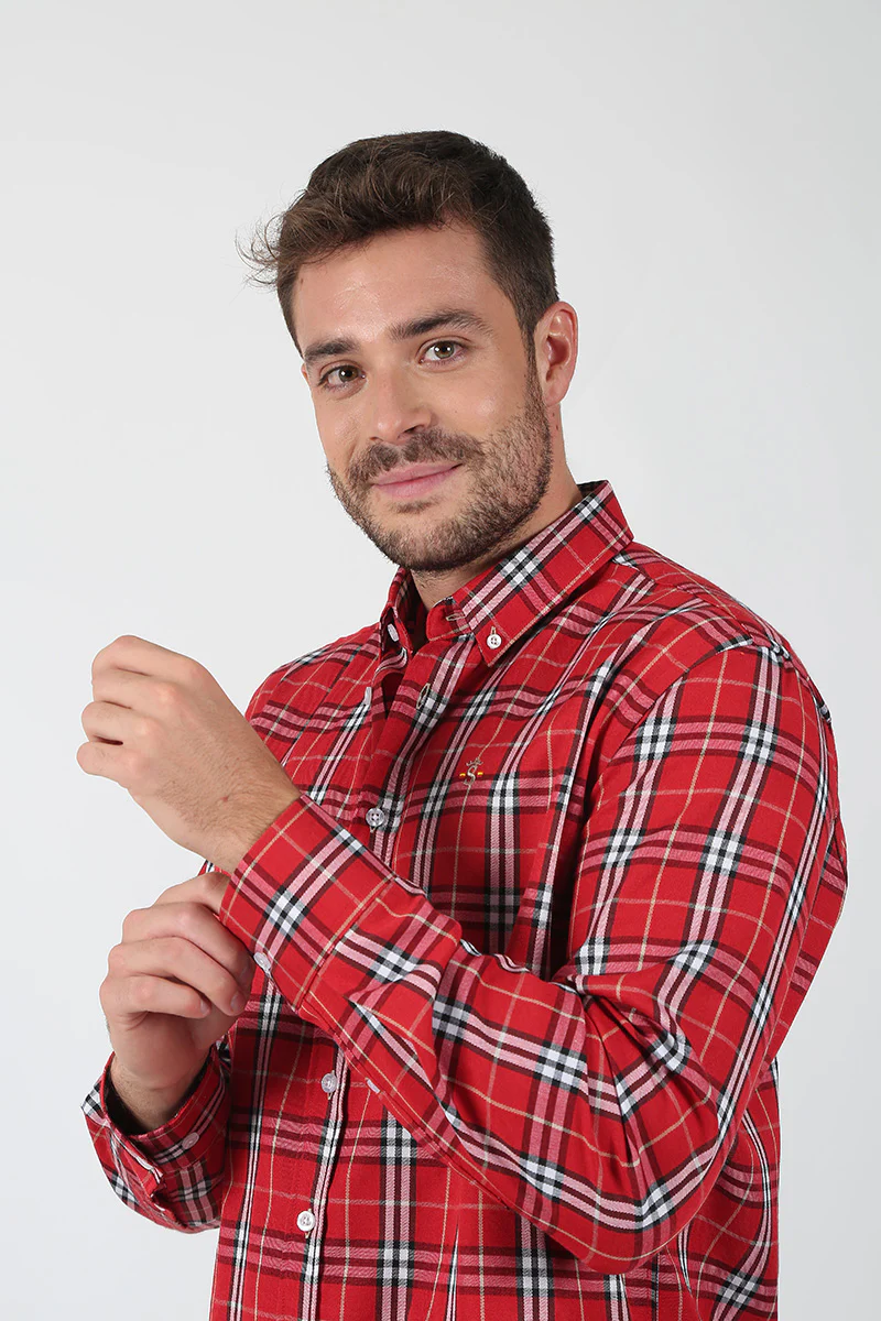 Camisa Rojo con Cuadros - Image 5