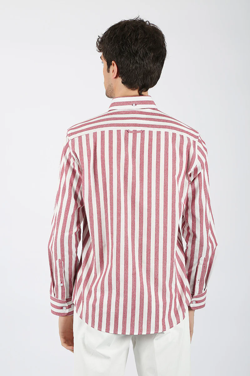 Camisa Rayas Rojo - Image 4
