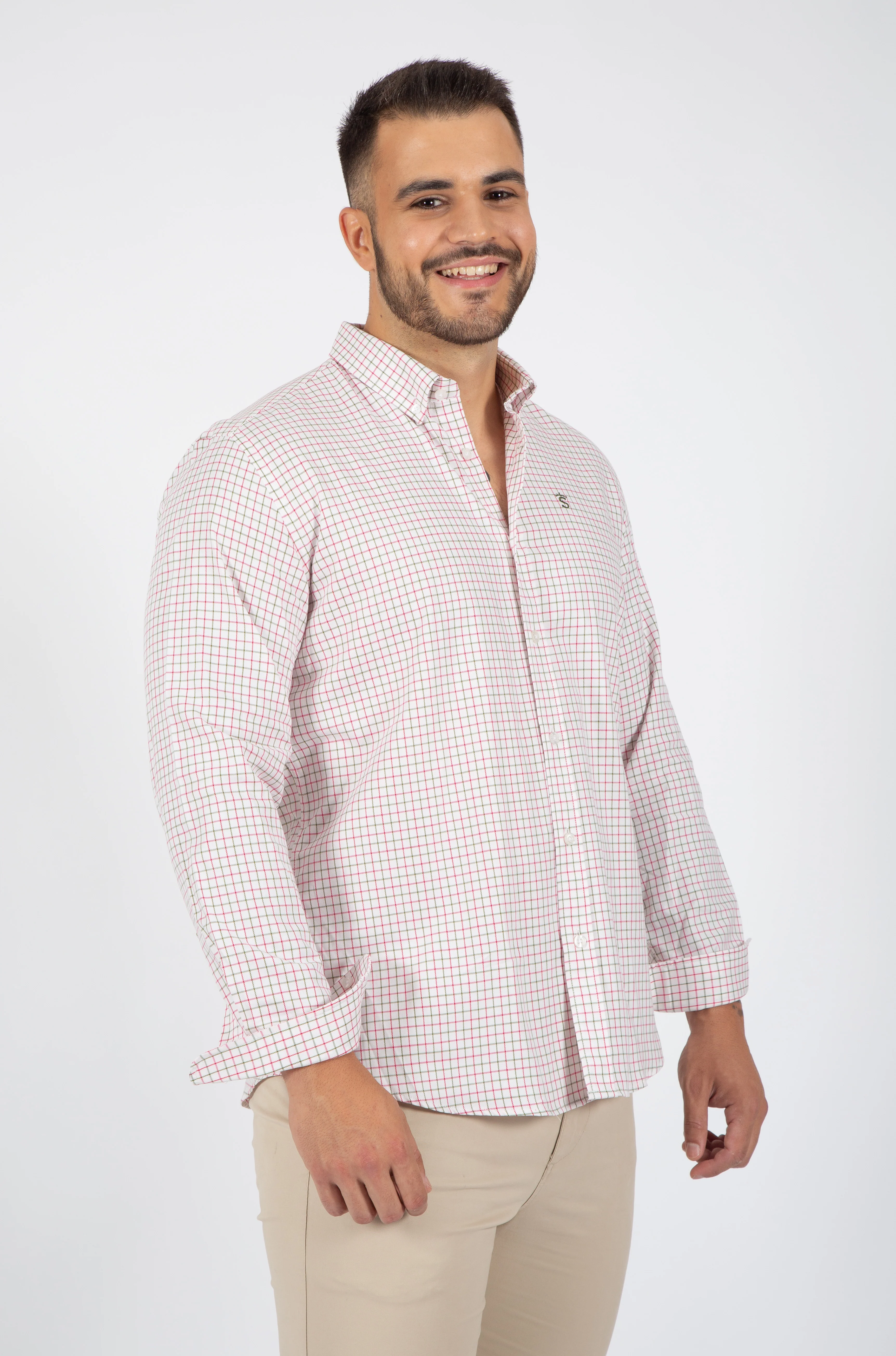 Camisa cuadros rojo