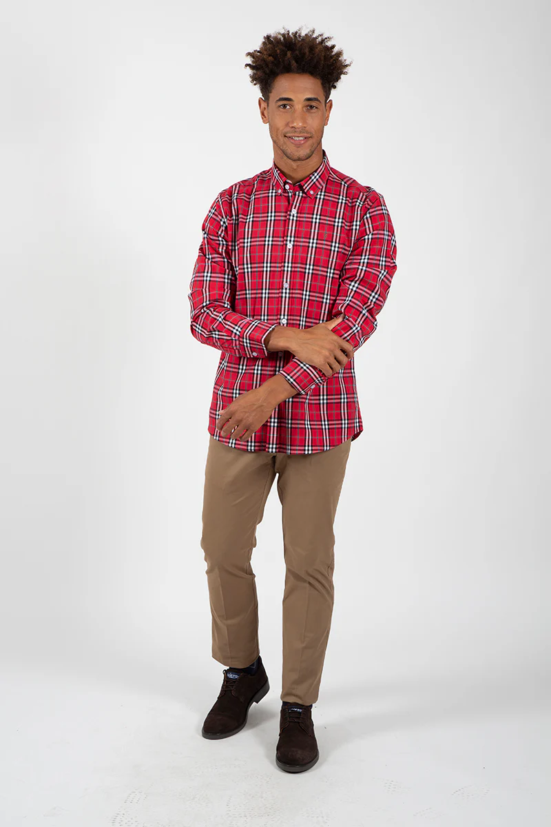 Camisa Rojo cuadros - Image 2