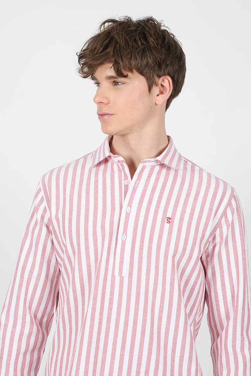 Camisa Polera Raya Roja - Image 3