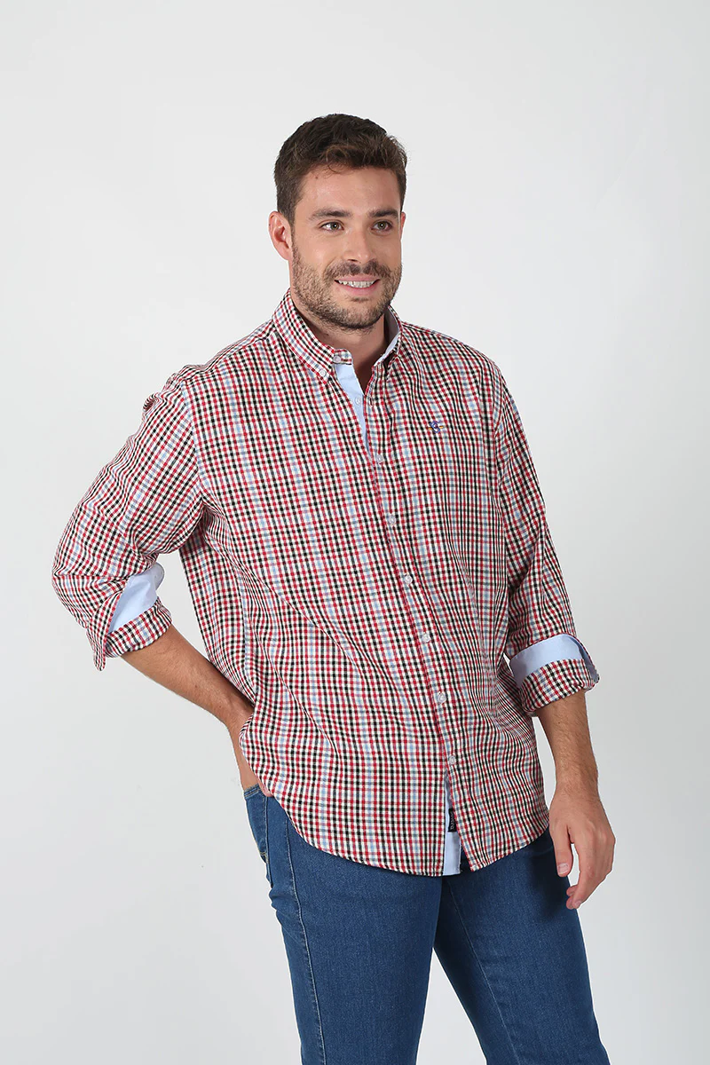 Camisa Rojo Cuadros