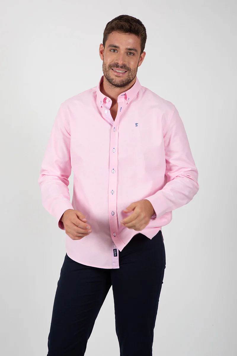 Camisa oxford Rosa - Image 3