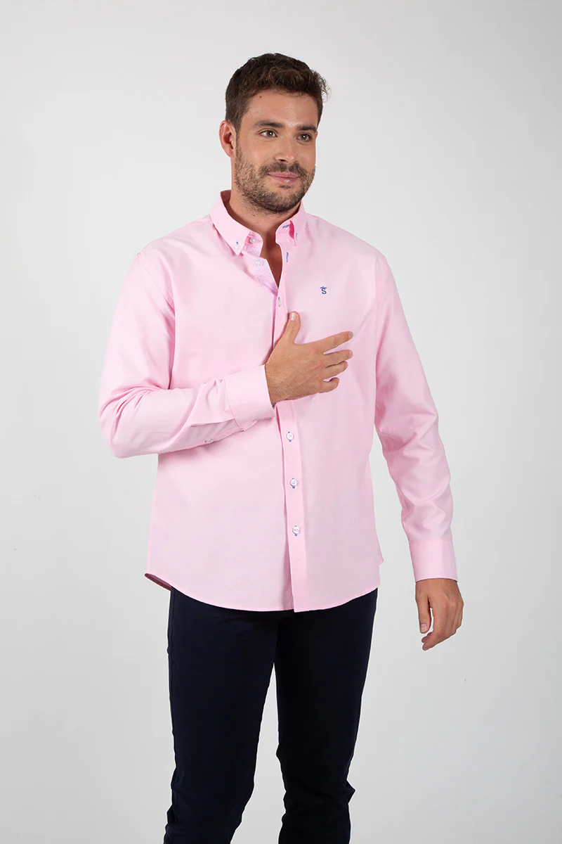 Camisa oxford Rosa - Image 4