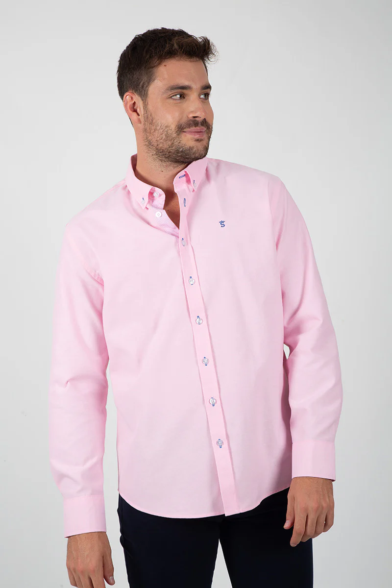 Camisa oxford Rosa - Image 5