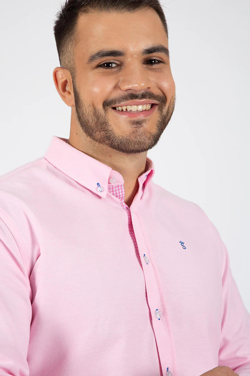 Camisa Oxford Rosa - Image 3