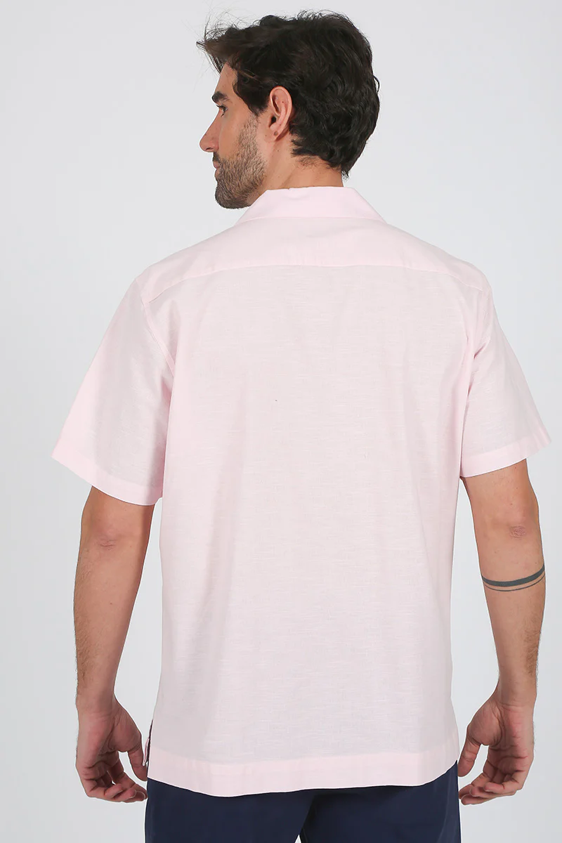 Camisa Lino Rosa - Image 3