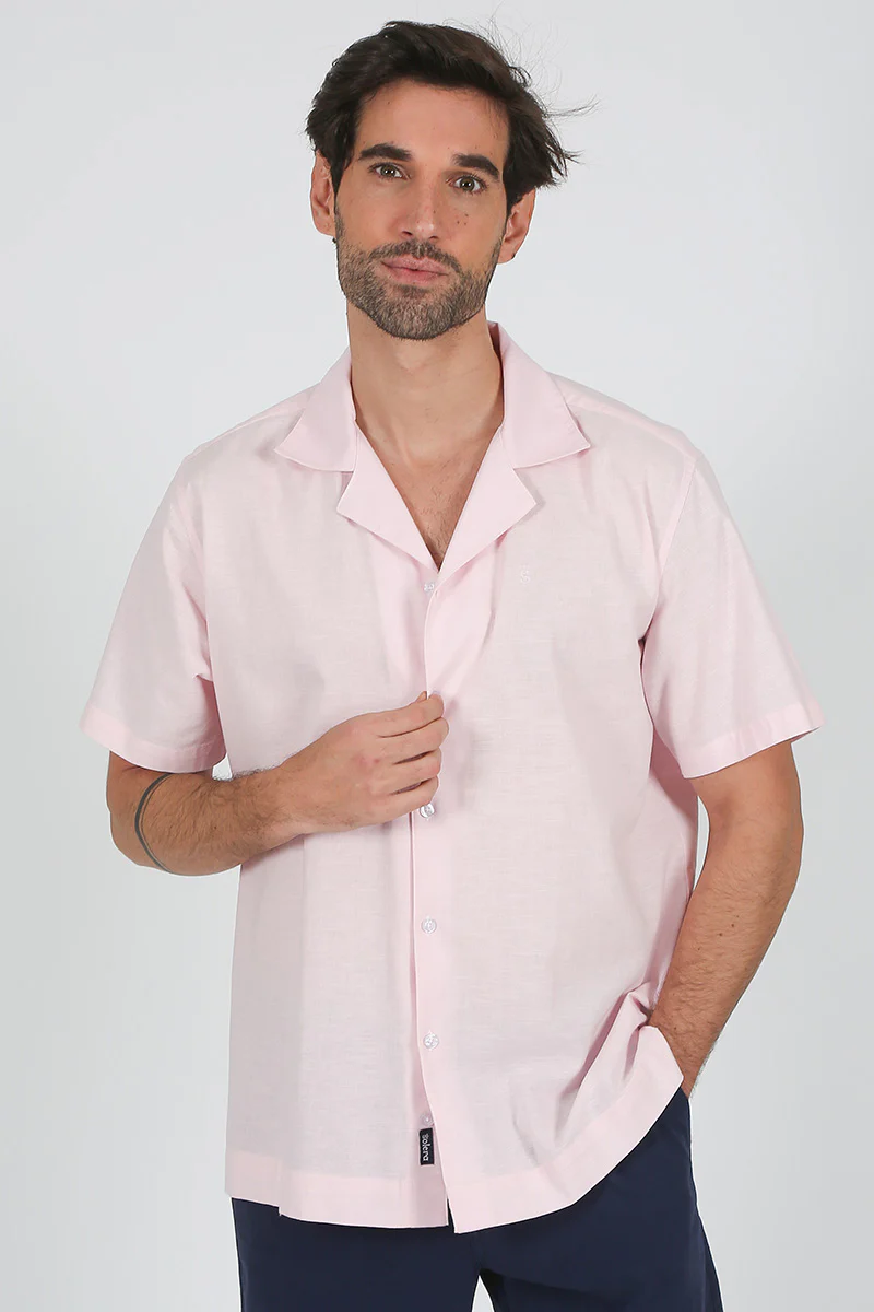 Camisa Lino Rosa - Image 4