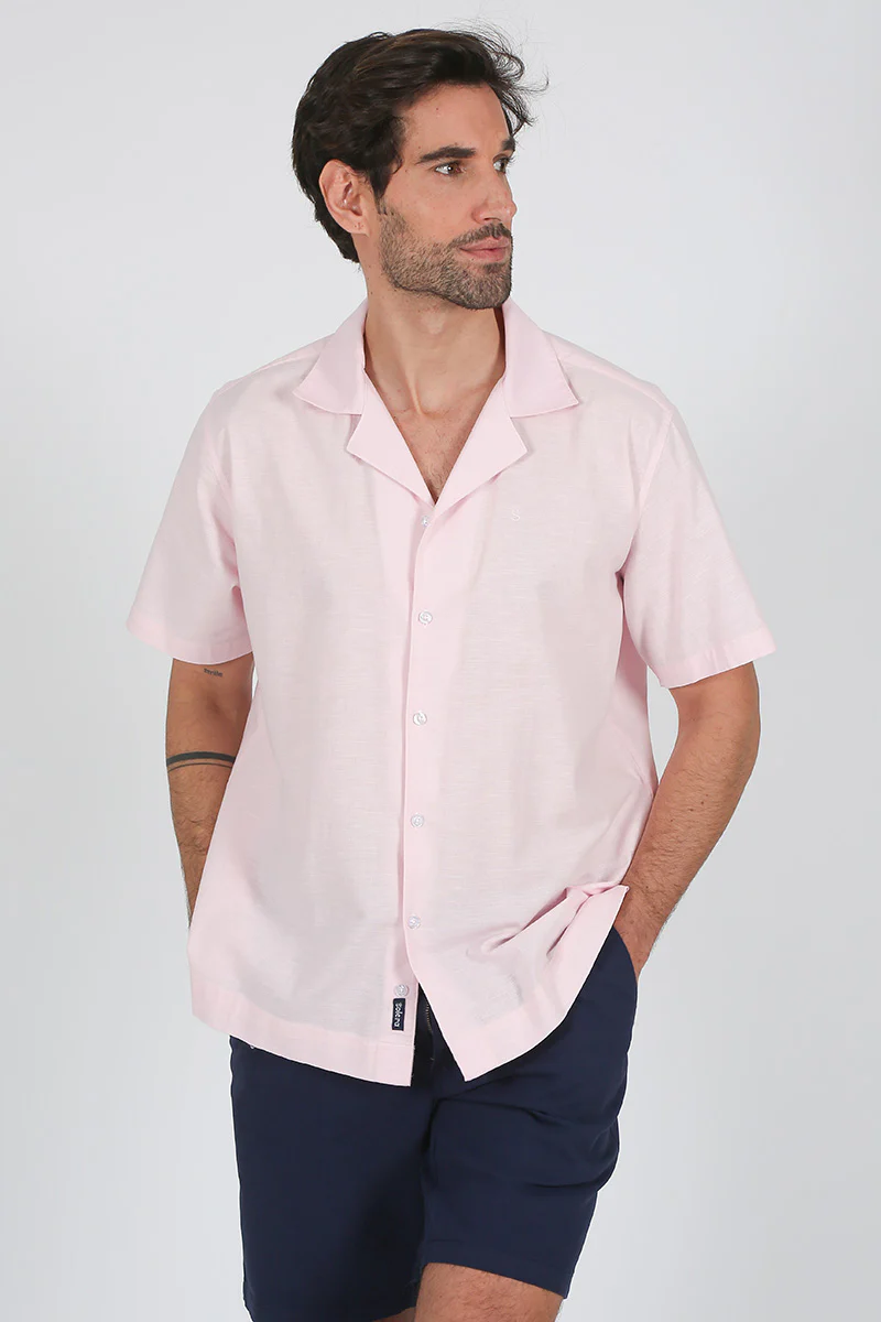 Camisa Lino Rosa - Image 5