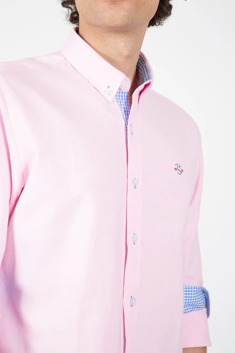 Camisa rosa Oxford - Image 5