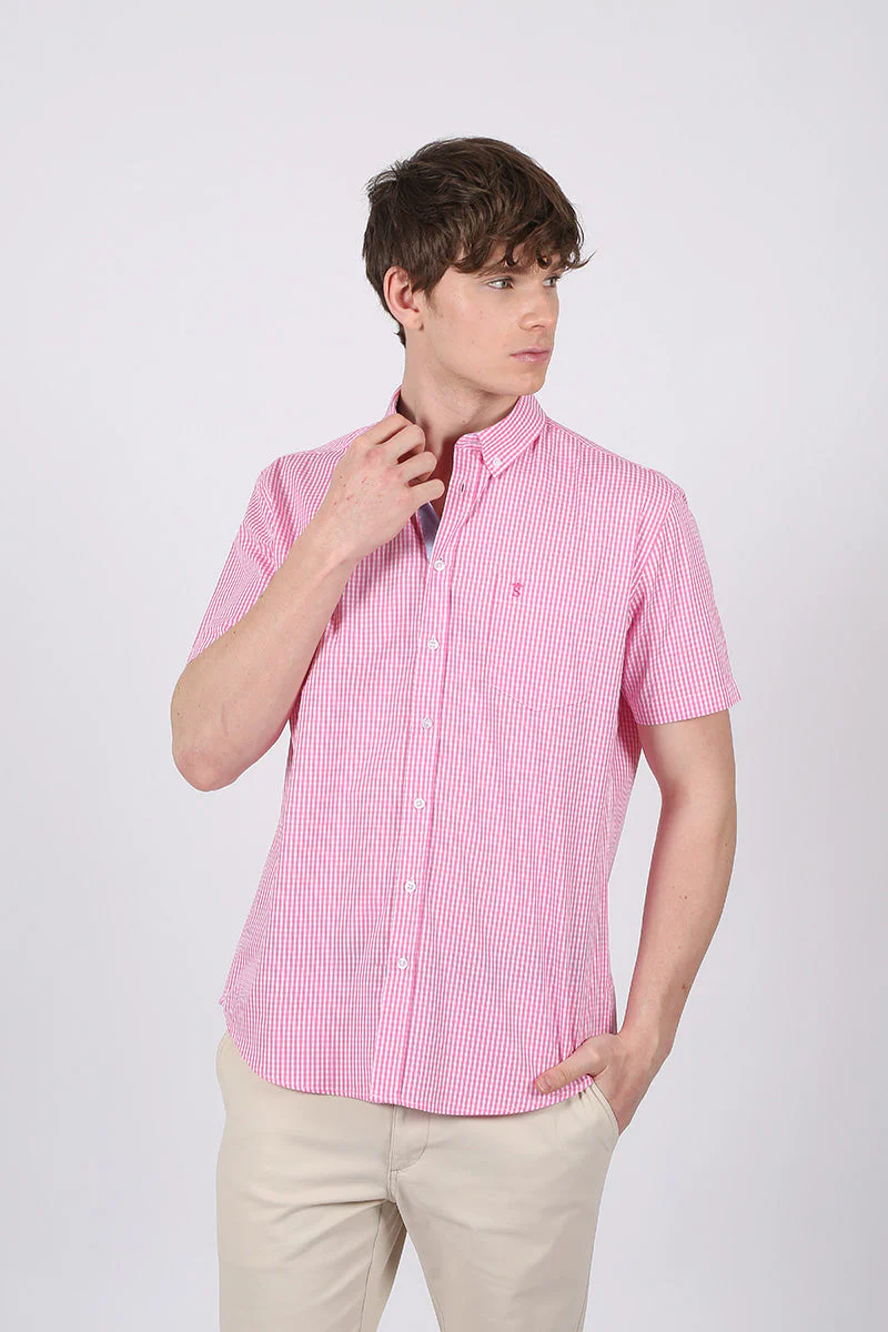 Camisa  manga corta rosa - Image 2
