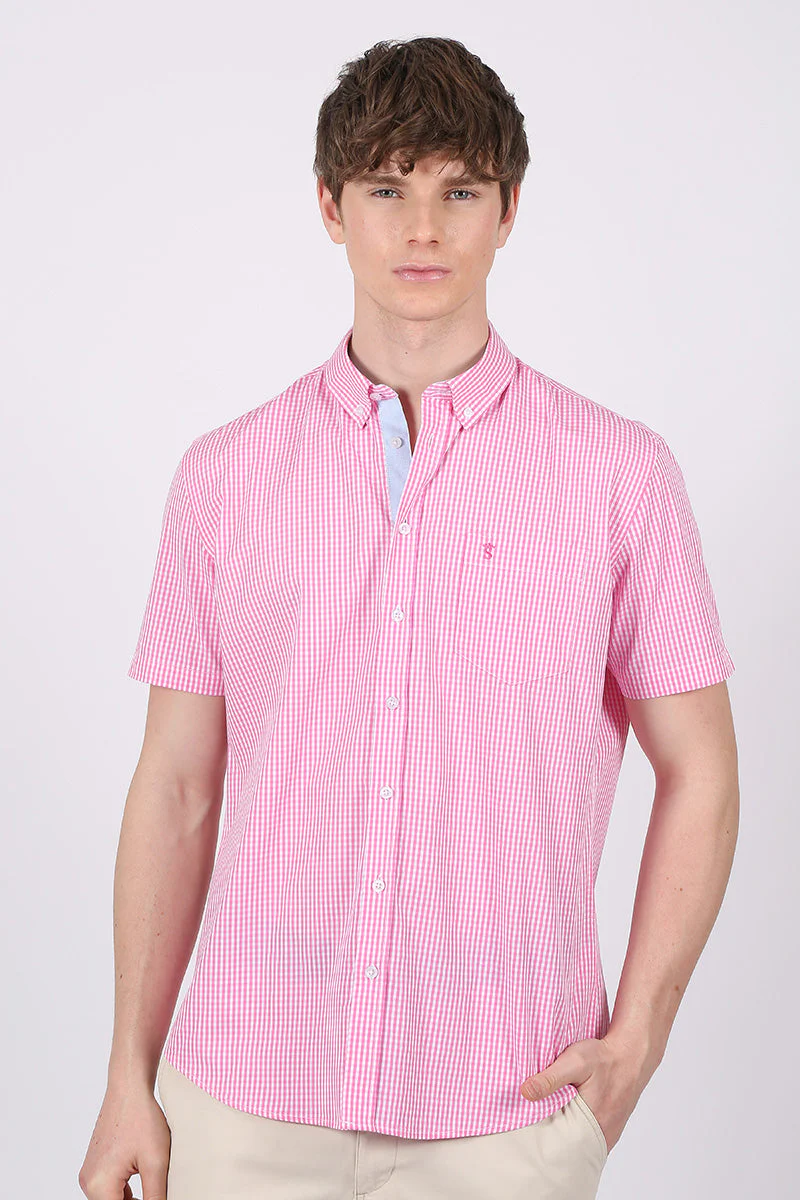 Camisa  manga corta rosa - Image 3