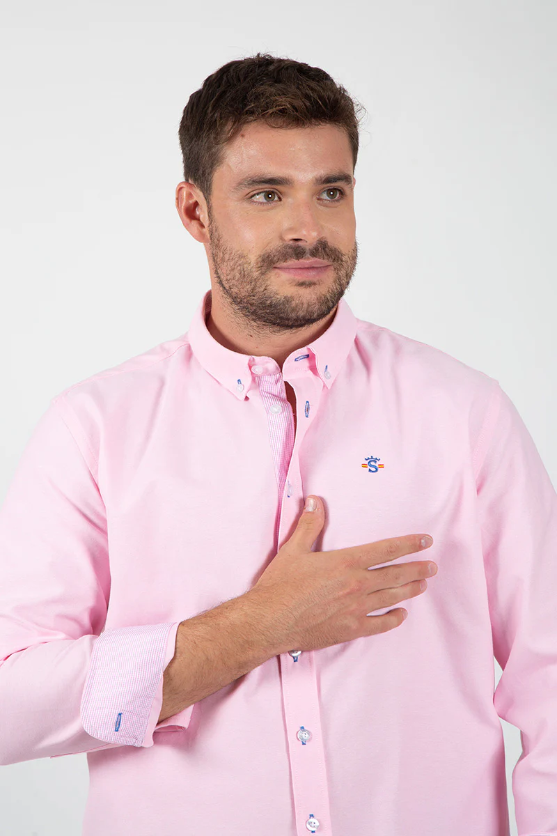 Camisa 0xford Rosa - Image 3