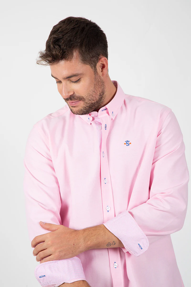 Camisa 0xford Rosa - Image 4