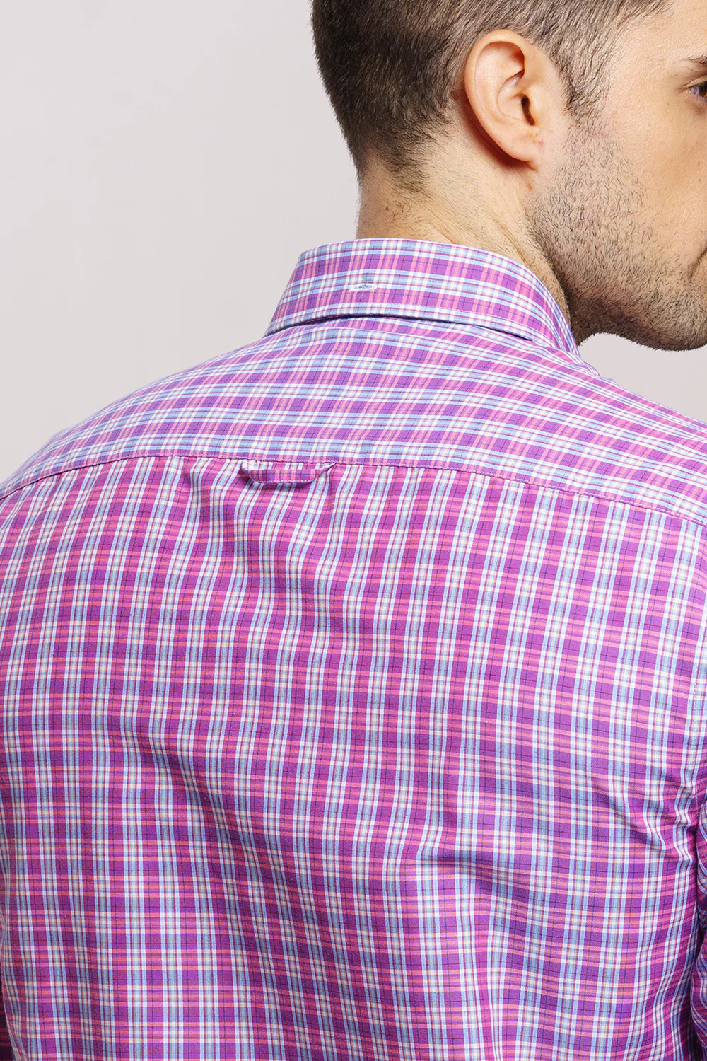 Camisa Rosa Cuadro - Image 4