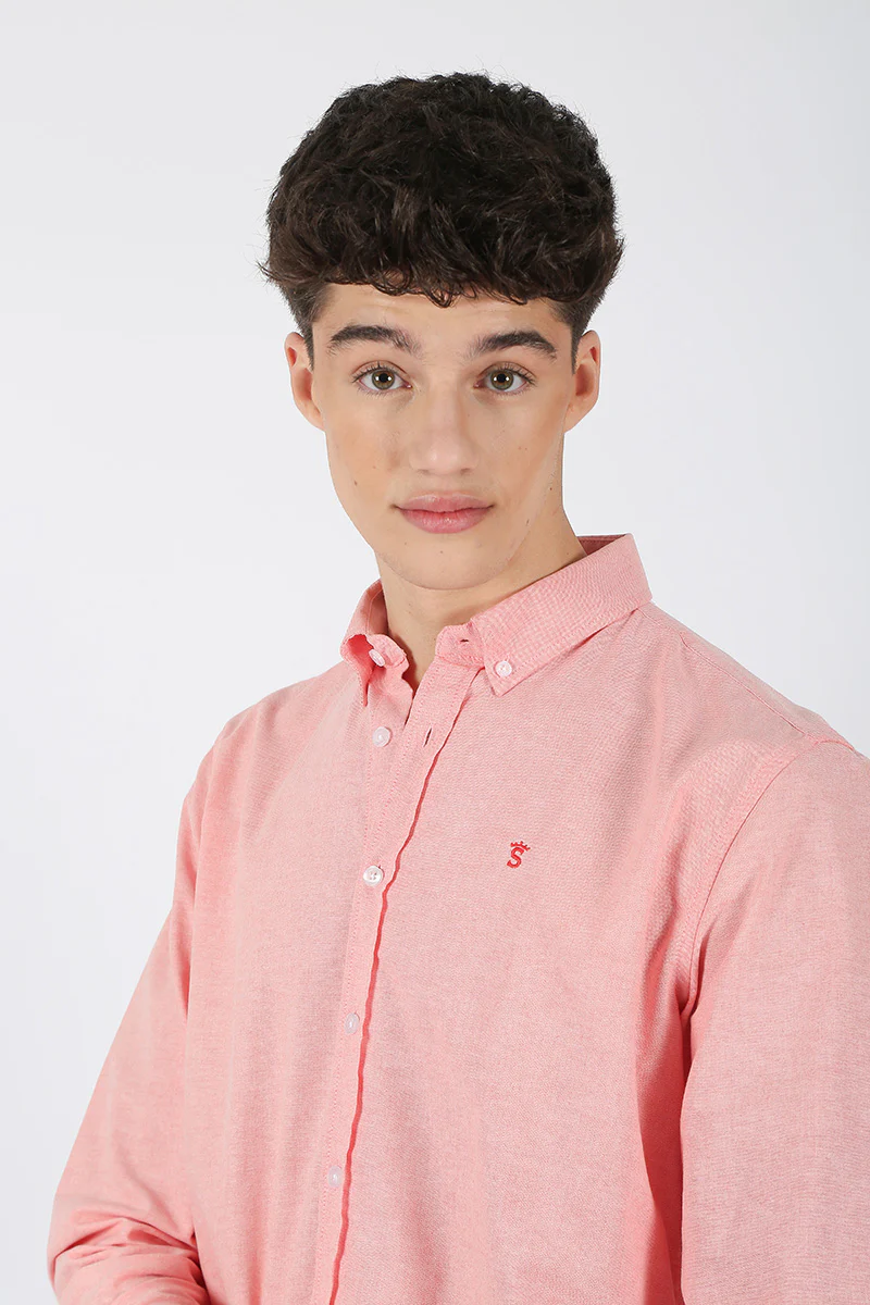 Camisa Oxford salmón - Image 2