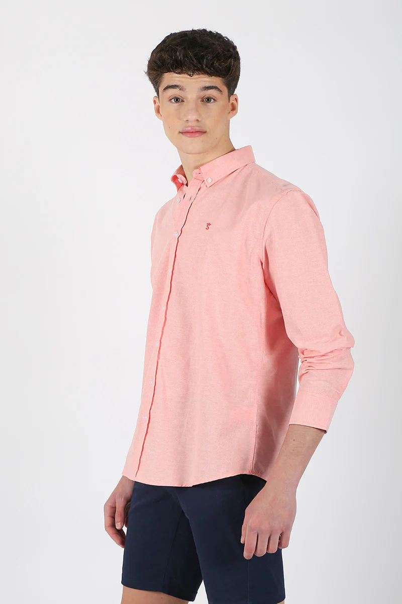 Camisa Oxford salmón - Image 4