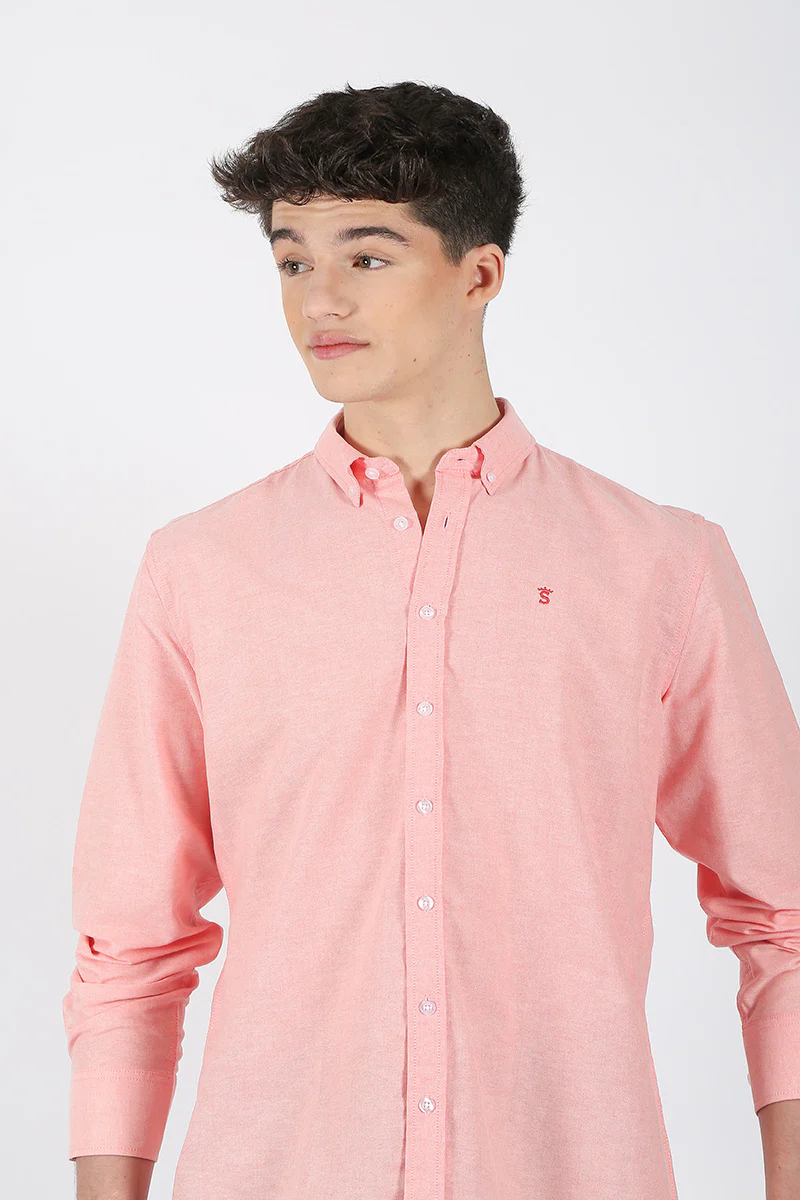 Camisa Oxford salmón - Image 5