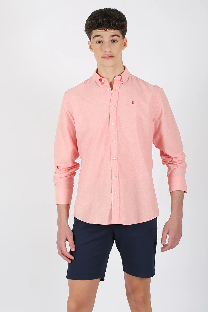 Camisa Oxford salmón - Image 6