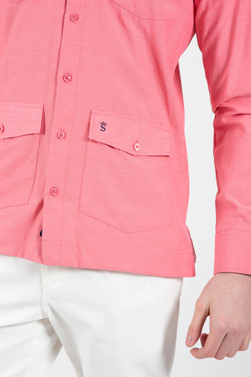 Camisa Guayabera teja - Image 6