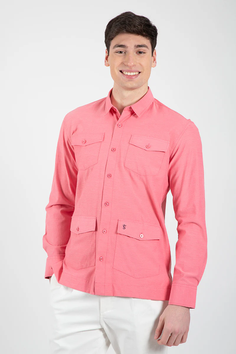 Camisa Guayabera teja - Image 7